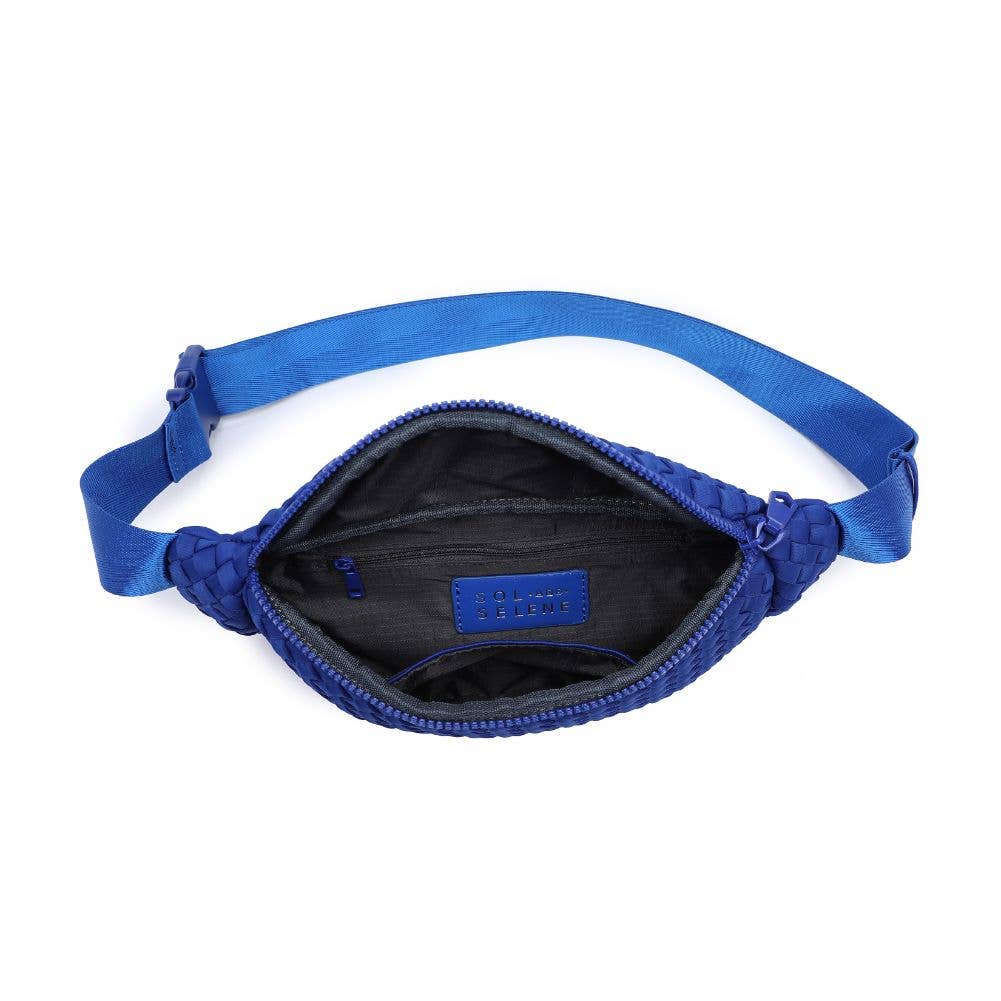 Aim High Woven Neoprene Belt Bag: Black