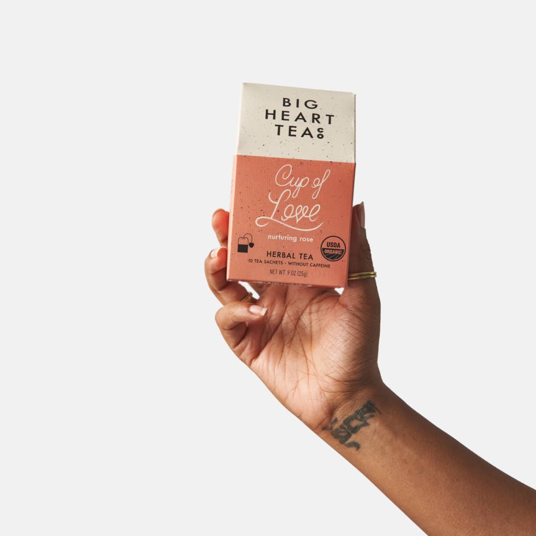 Big Heart Tea Co. Cup of Love tea bags, 10 count