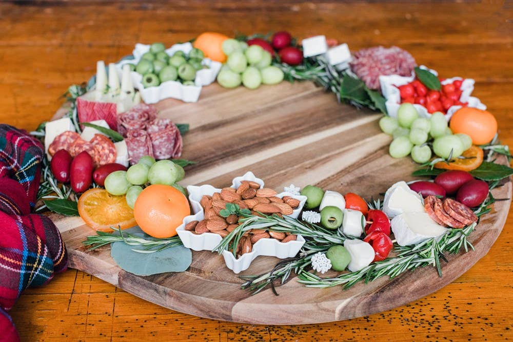 Gathering Boards cookbook, interior photo