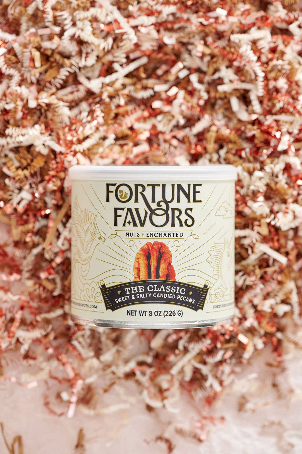 8oz Fortune Favors The Classic Candied Pecans
