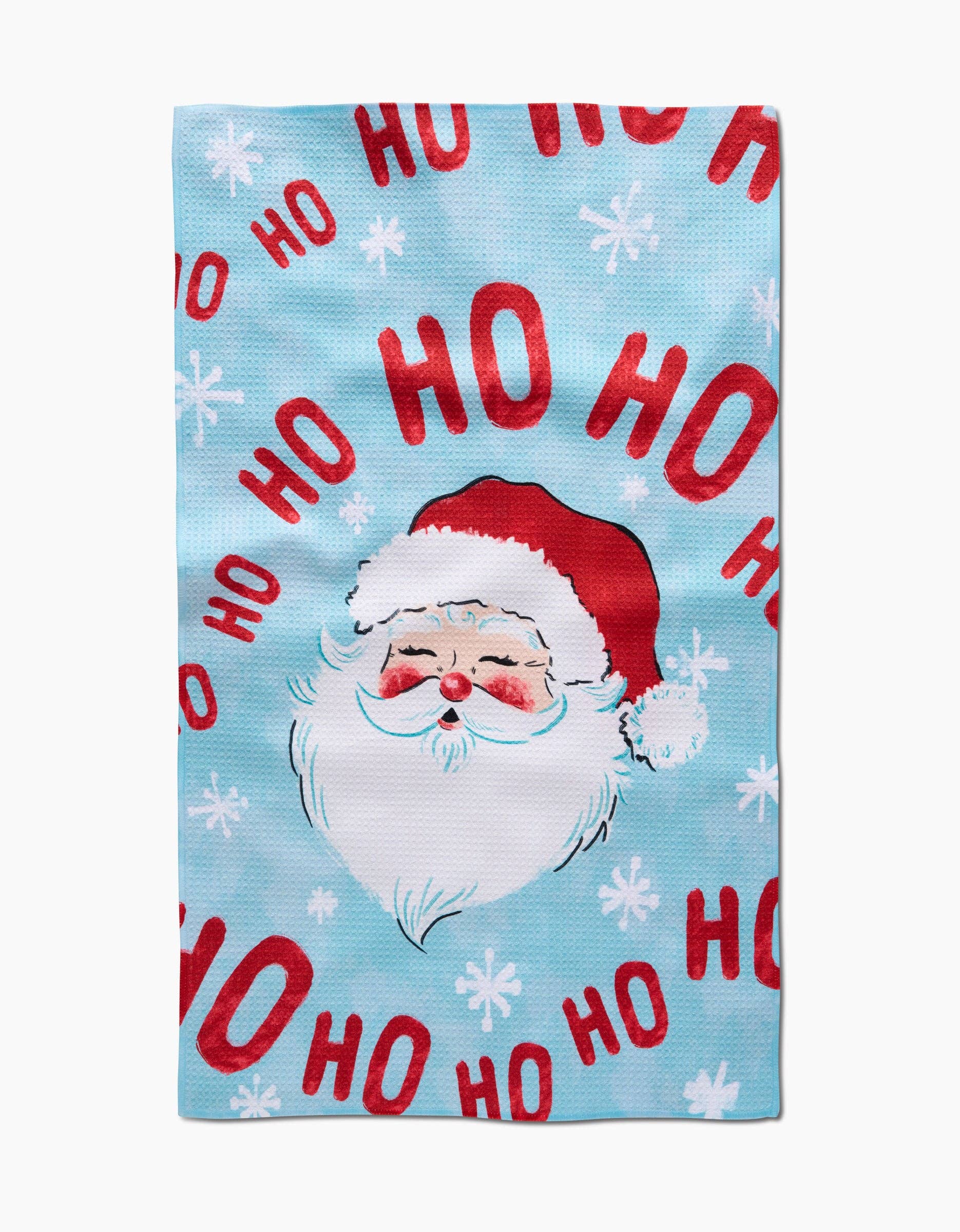Merry Santa Claus Kitchen Tea Towel