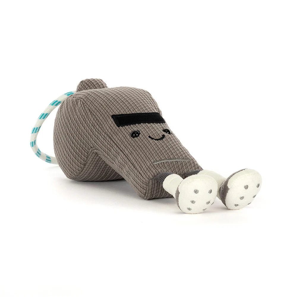 Amuseables Sports Walston Whistle plush toy by Jellycat, a whistle character on a strap