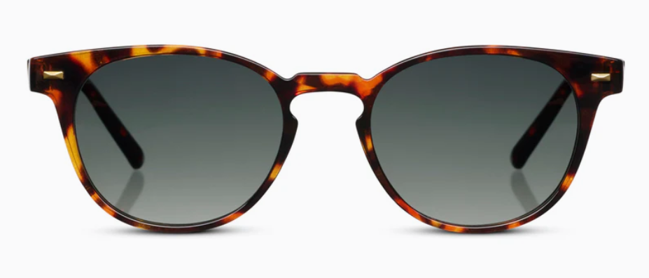 Boho II Polarized Sungalsses, Tortoise