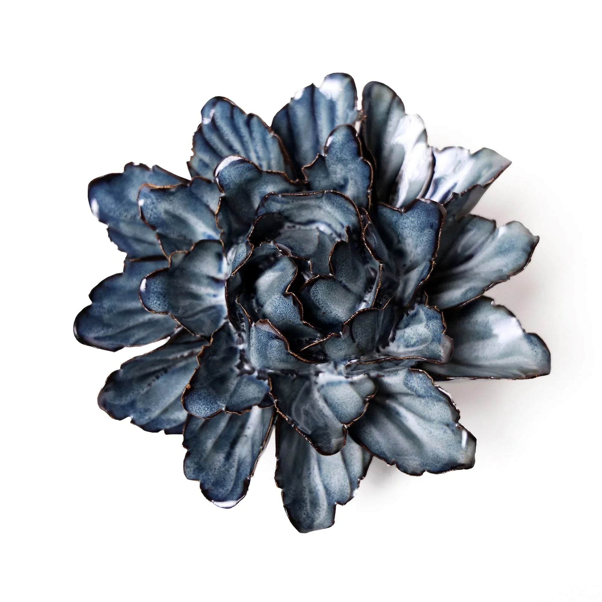 Japan Ceramic Flower Blue Tree Peony