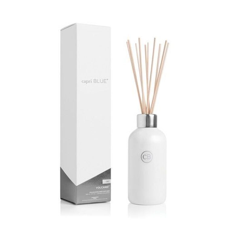 Capri Blue Volcano white signature reed diffuser, 8 oz