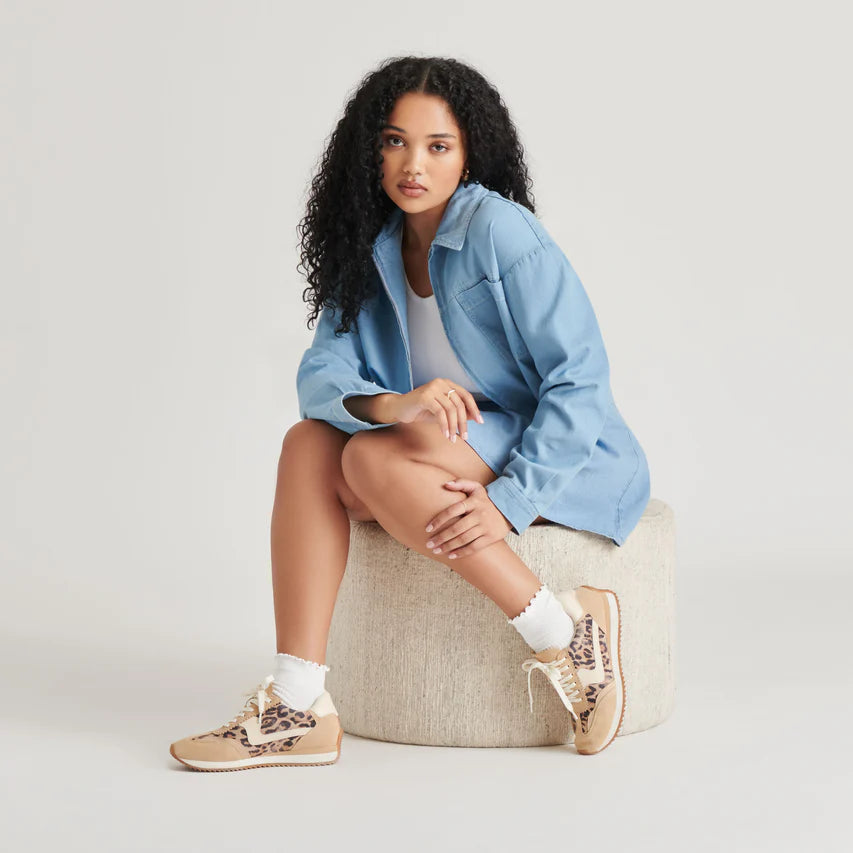 Leopard Suede Sneaker