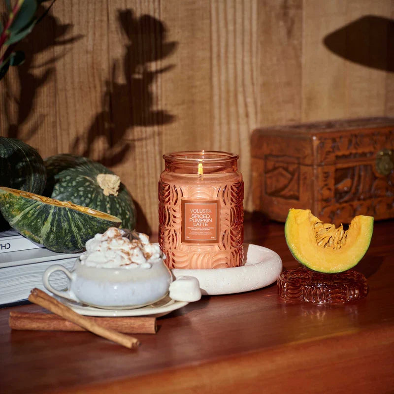 Voluspa Spiced Pumpkin Latte candle, ingredients