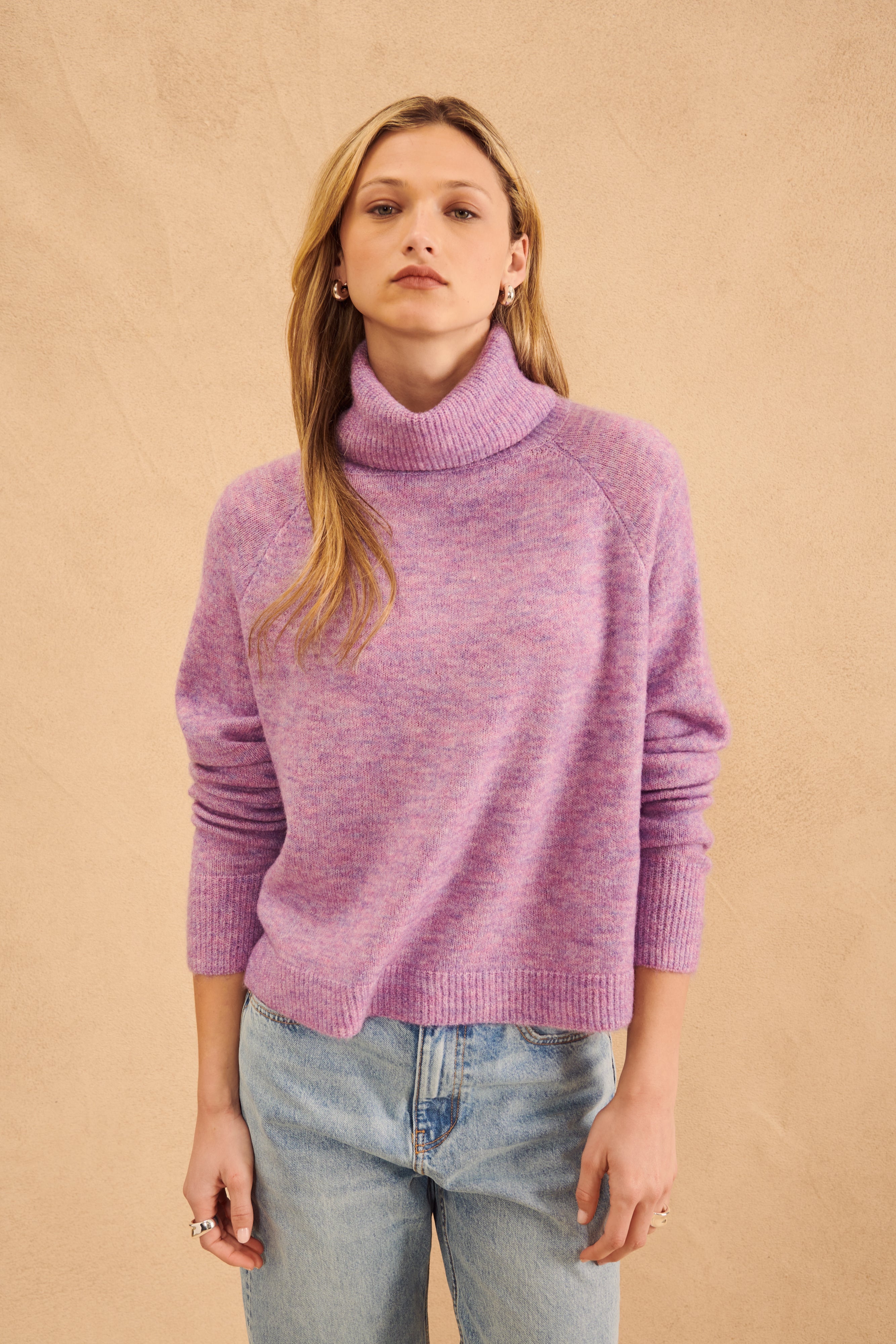 Emmett, Wild Orchid Sweater