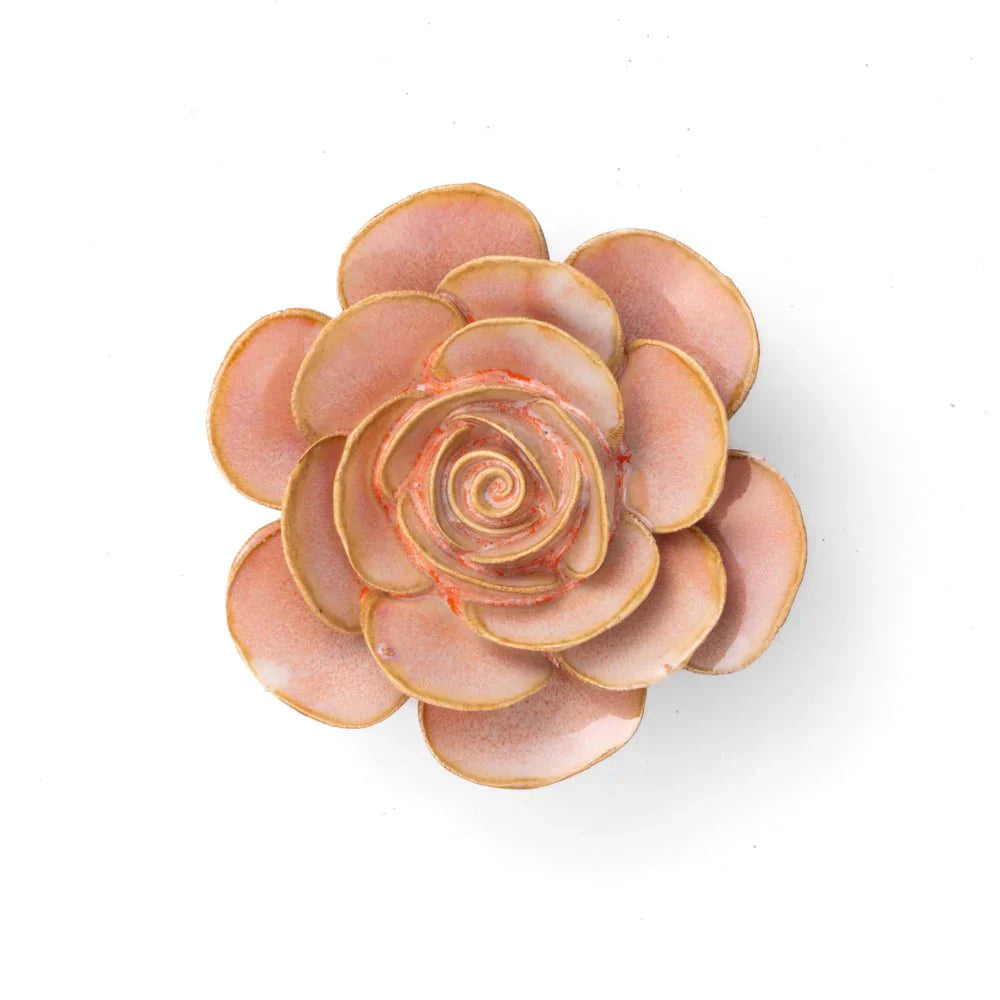 Ceramic Flower Pink Ranunculus