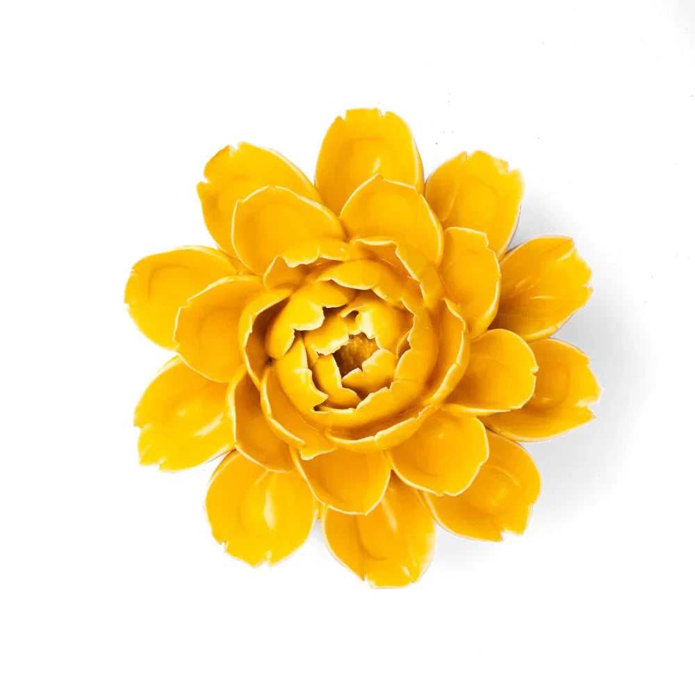 Ceramic Flower Yellow Cabbage Flower