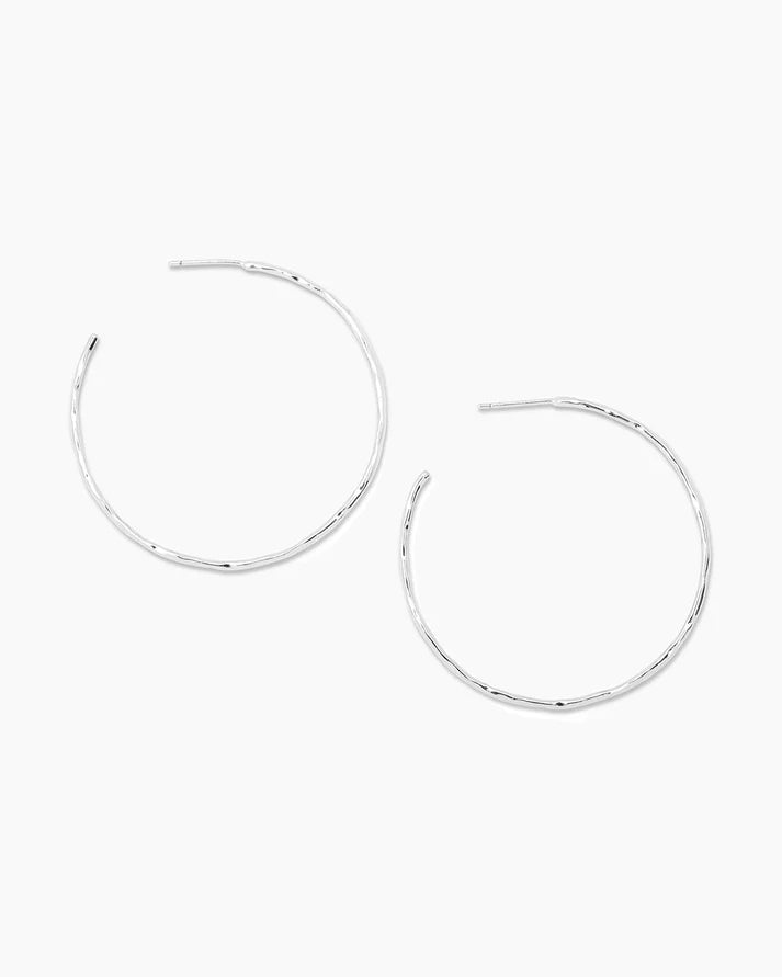 Taner Hoops, available in Gold or Silver