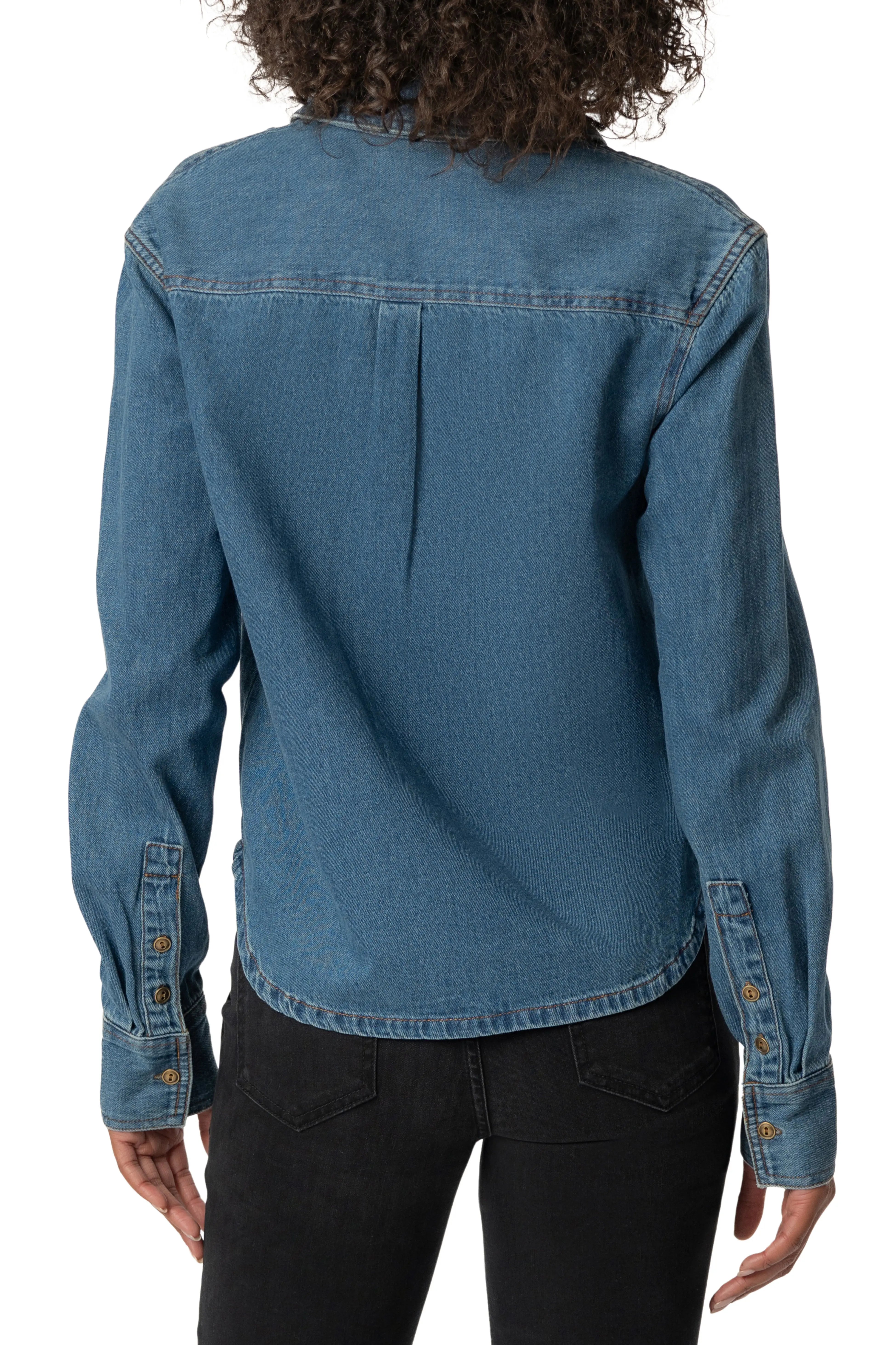 Iris Pullover Denim Shirt