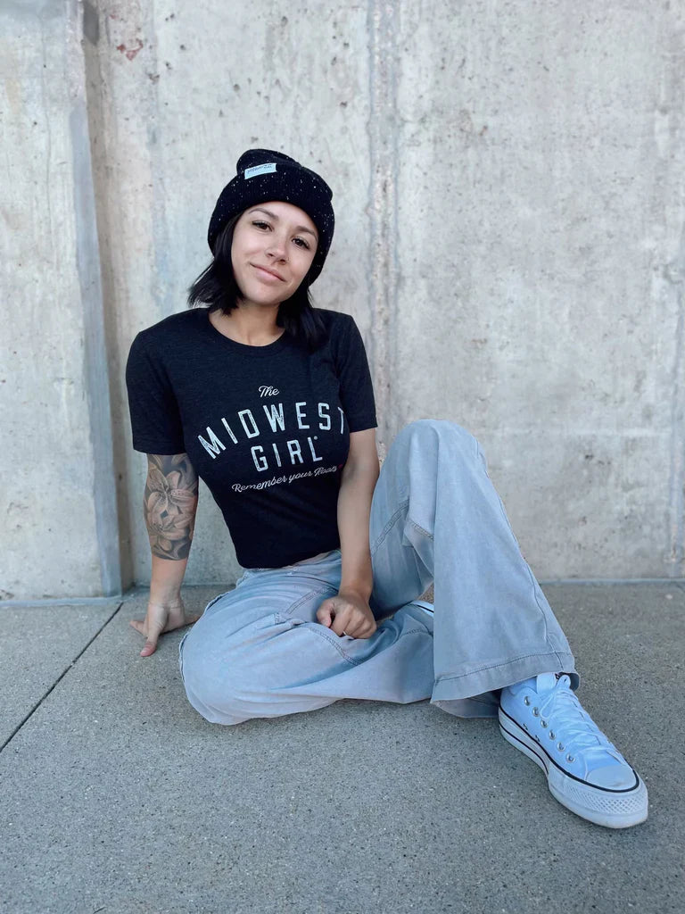 Midwest Girl Jackson Tee, Black