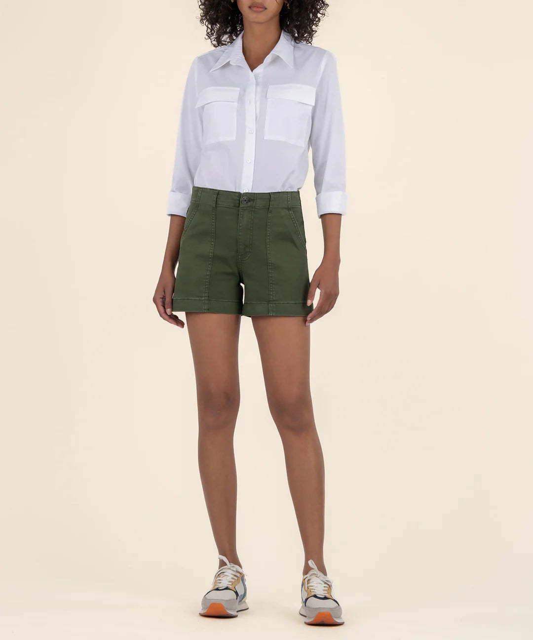 Jane High Rise Short, Olive