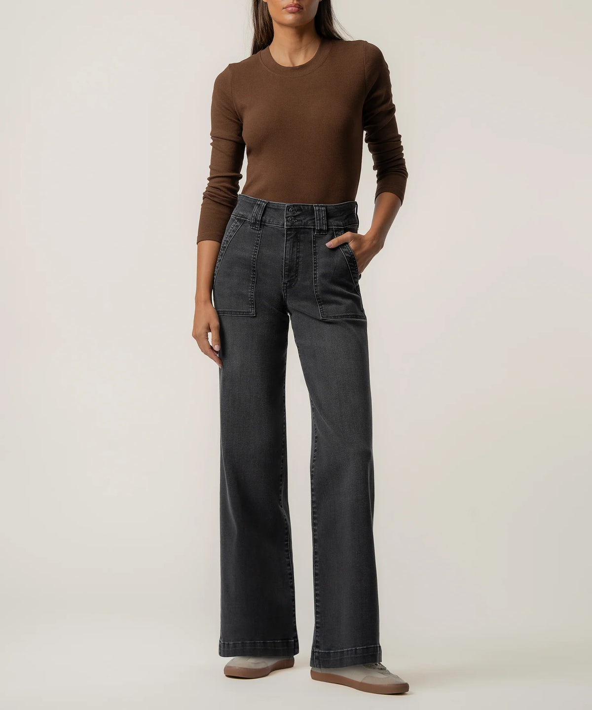 Jodi High Rise Straight Leg, Innocently