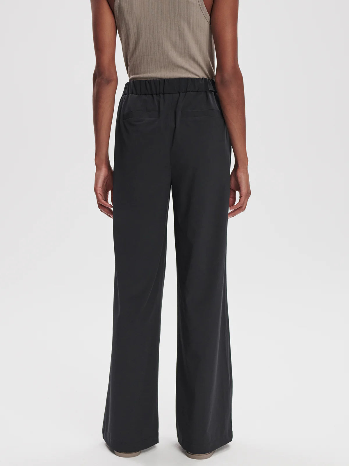 Kayson Wide Leg Pant 29.5", Black