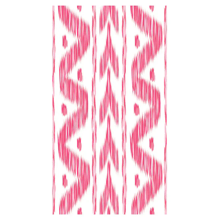 Ikat Paper Dinner Napkins, Pink