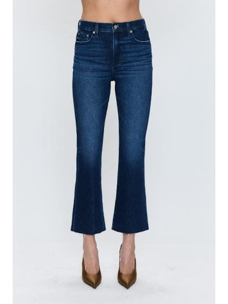 Lennon High Rise Crop Boot, 2 washes