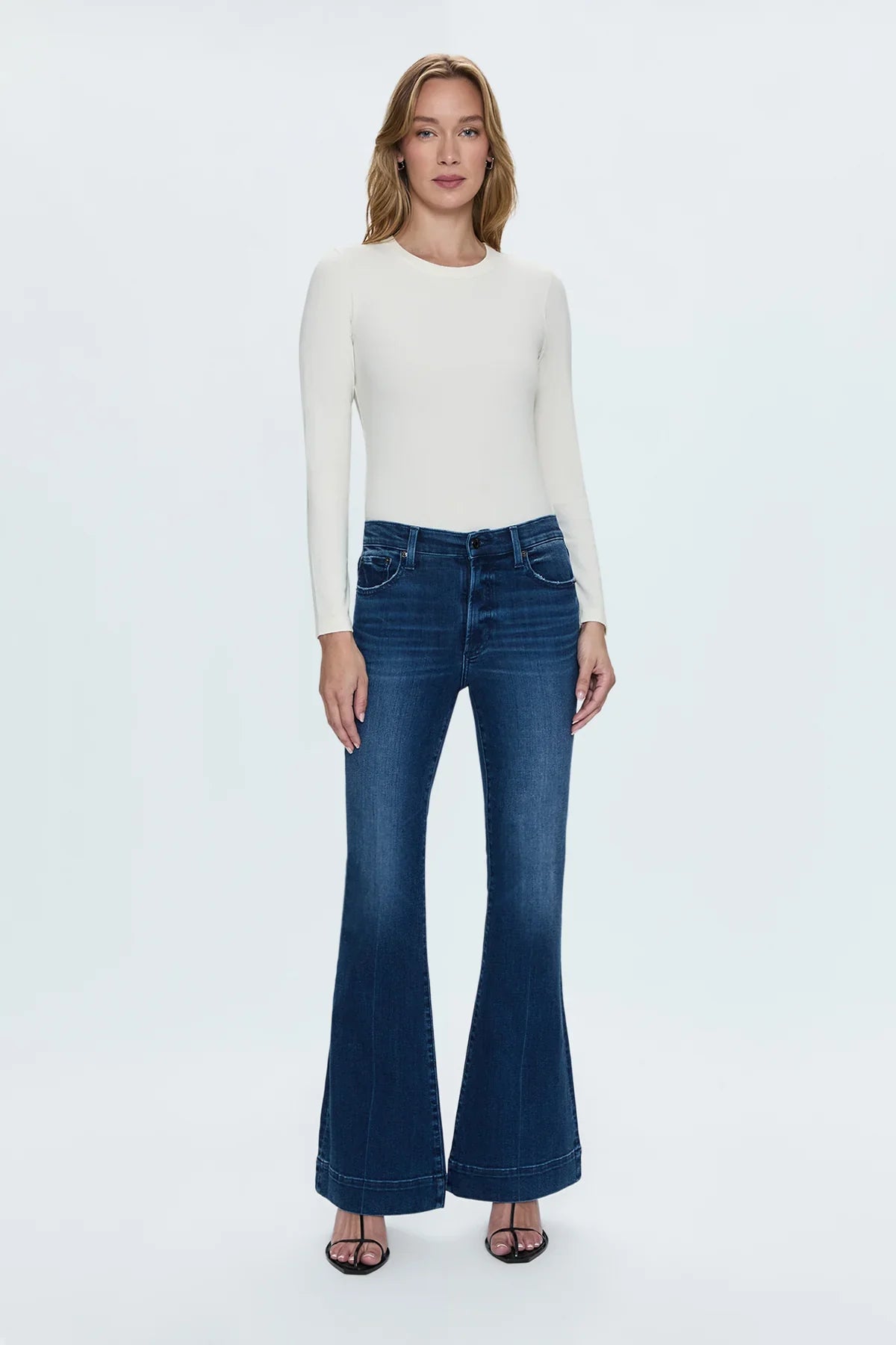 Kinsley Mid-Rise Ultra Flare Jean, 2 washes