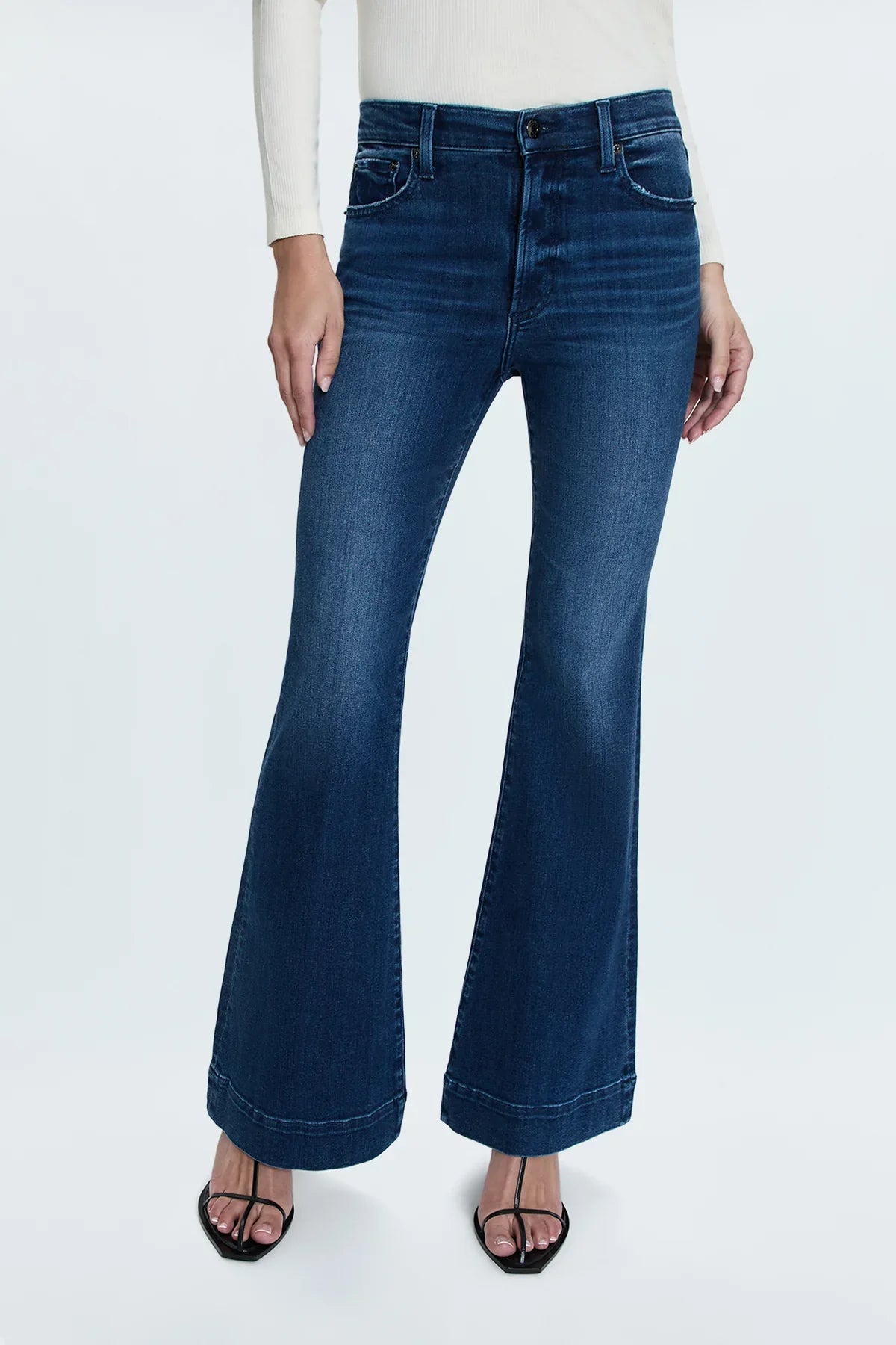 Kinsley Mid-Rise Ultra Flare Jean, 2 washes