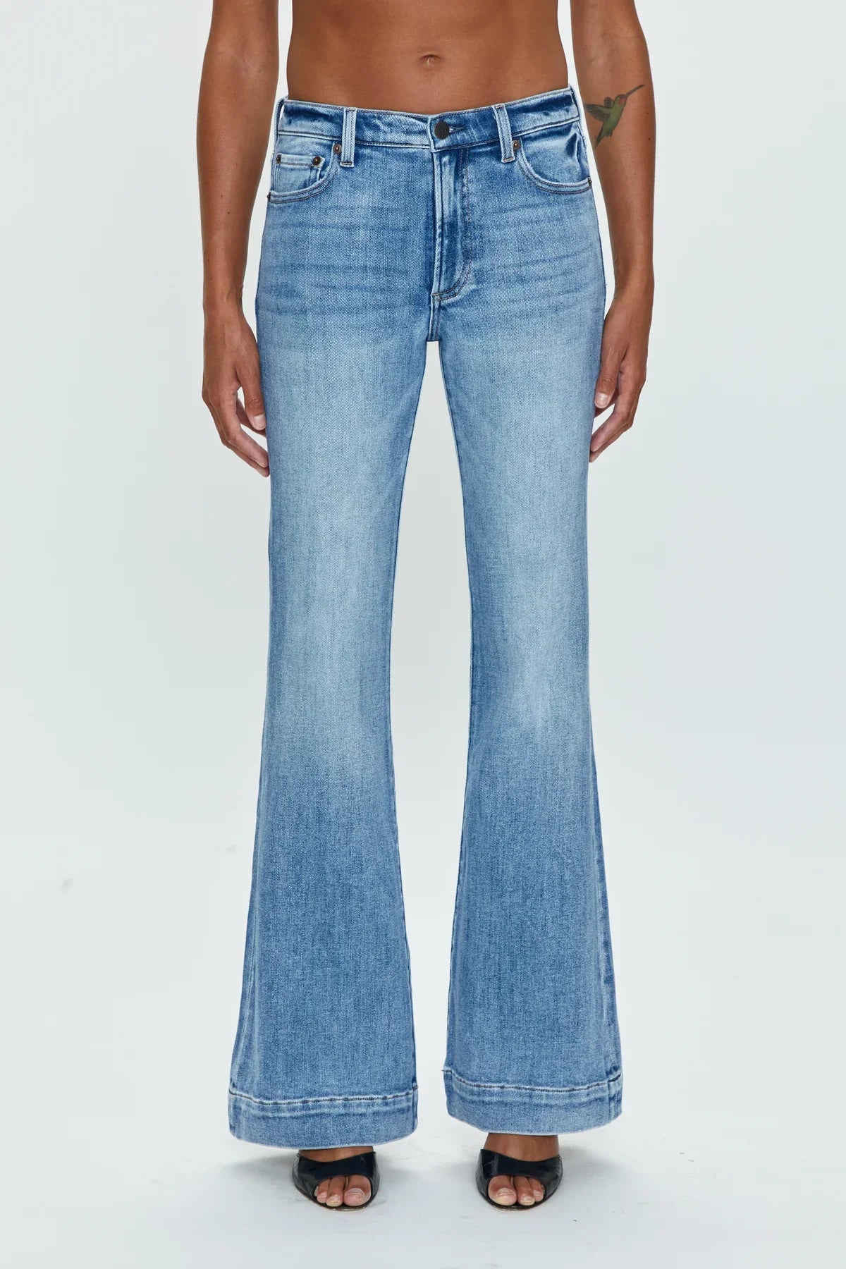 Kinsley Mid-Rise Ultra Flare Jean, 2 washes