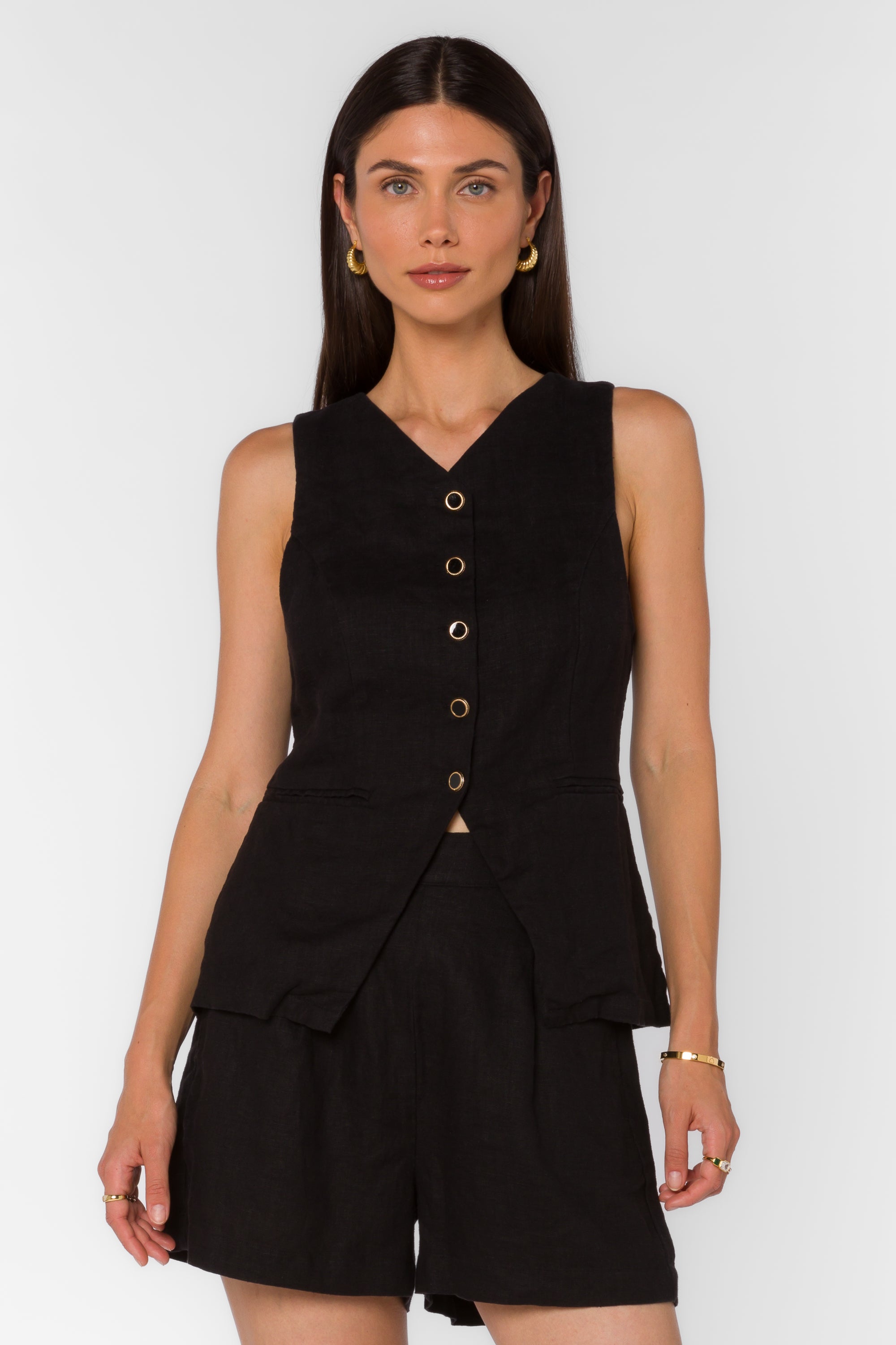 Pisces Vest, Black