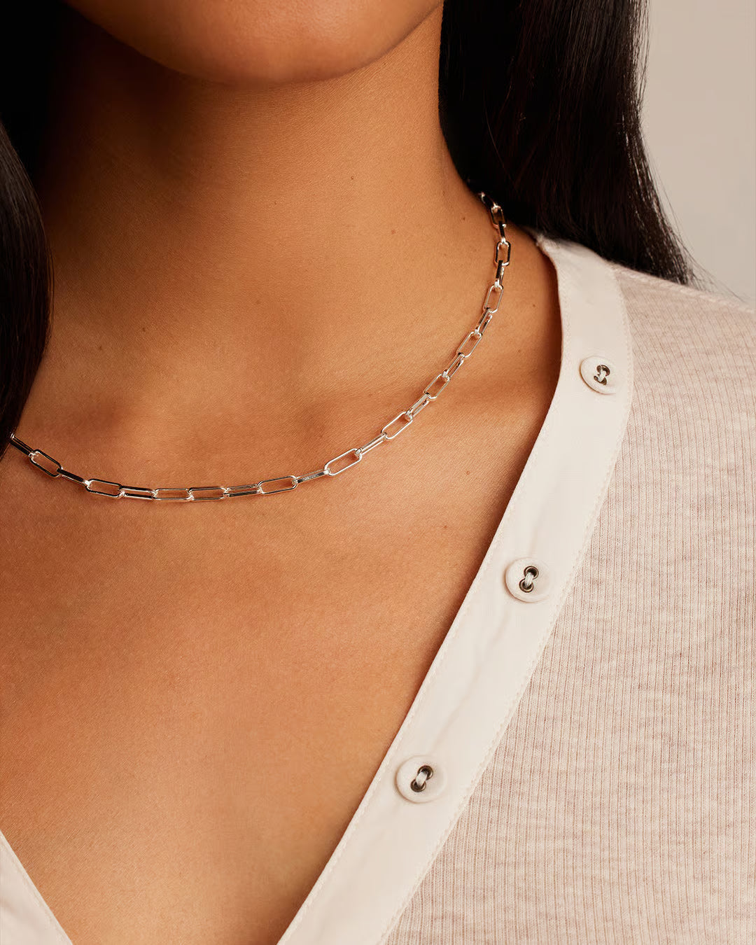 18" Parker Necklace, available in Silver or Gold