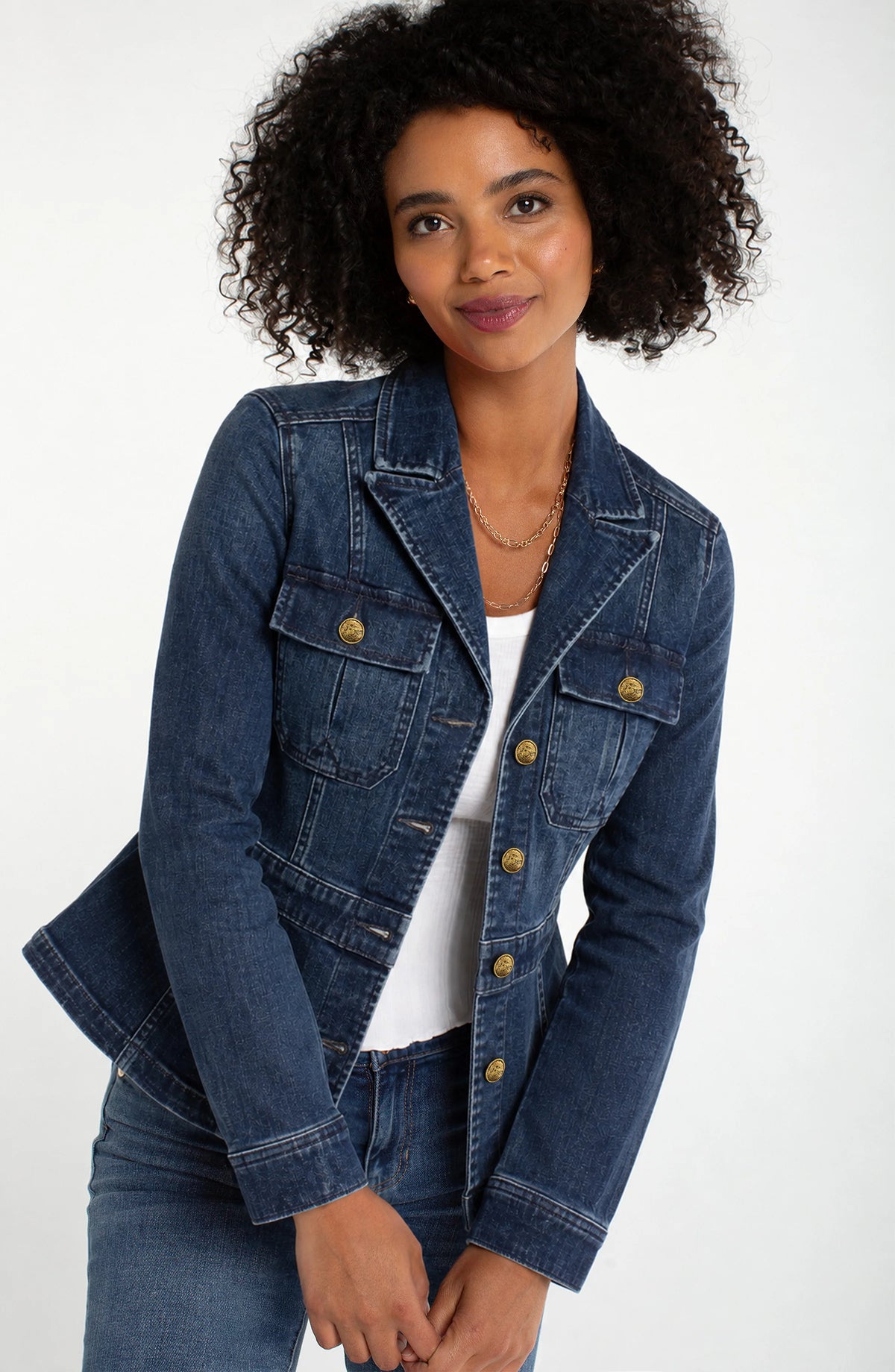 Peplum Jacket with Tab Detail, Strasbourg