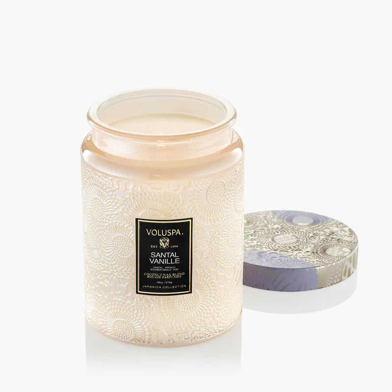 Santal Vanille, 18 oz Jar Candle