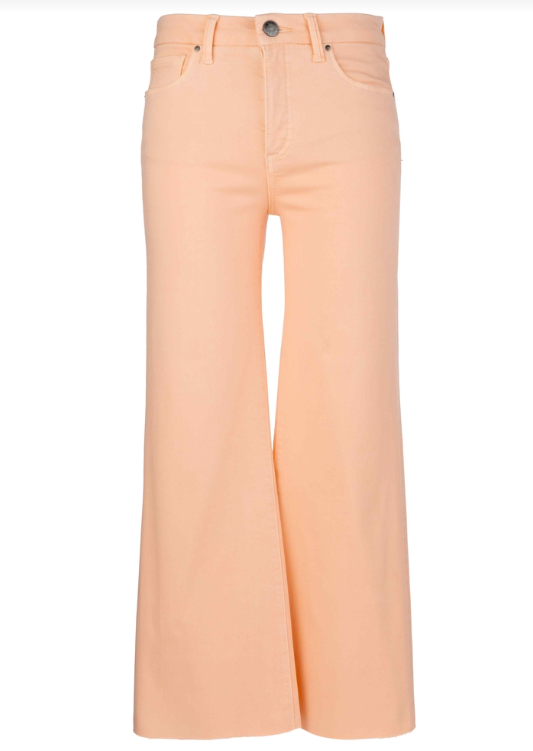 Meg High Rise Fab Ab Wide Leg, Sherbert