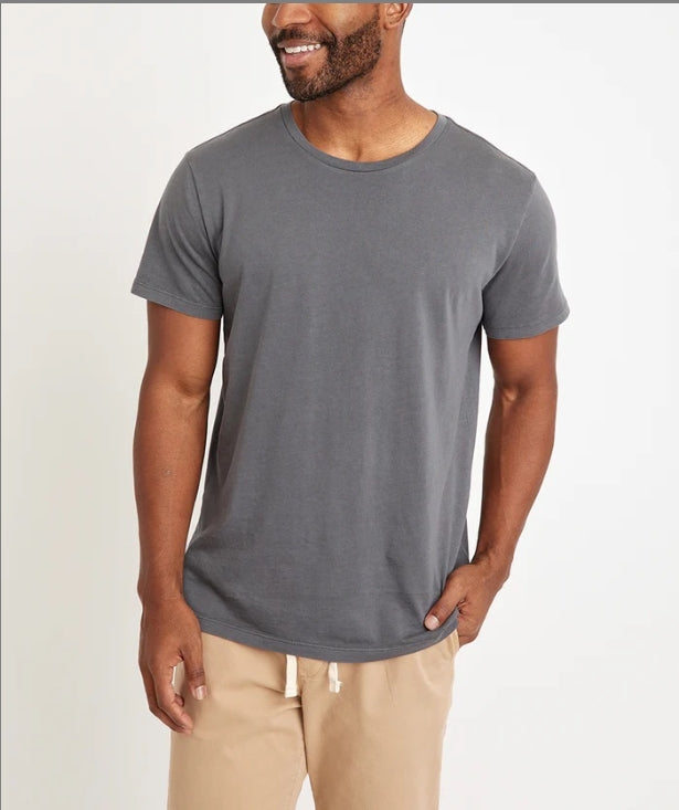 Men's Signature Crew Tee, Asphalt