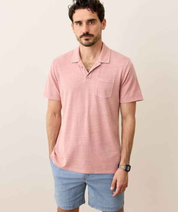 Hemp Cotton Polo, Rosette