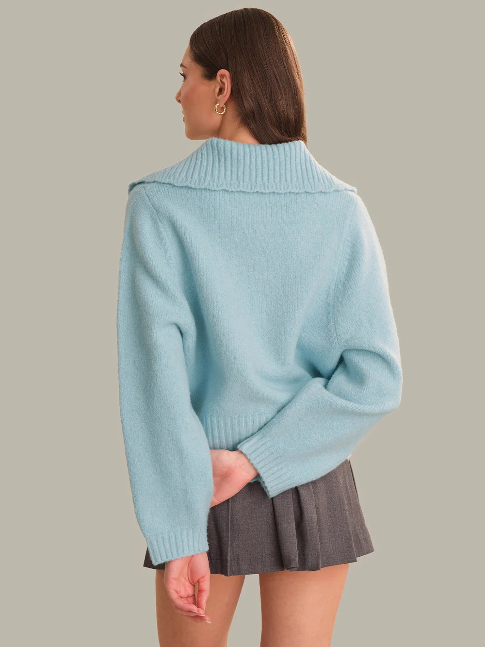 Susannah Lofty Button Henley, Winter Sky