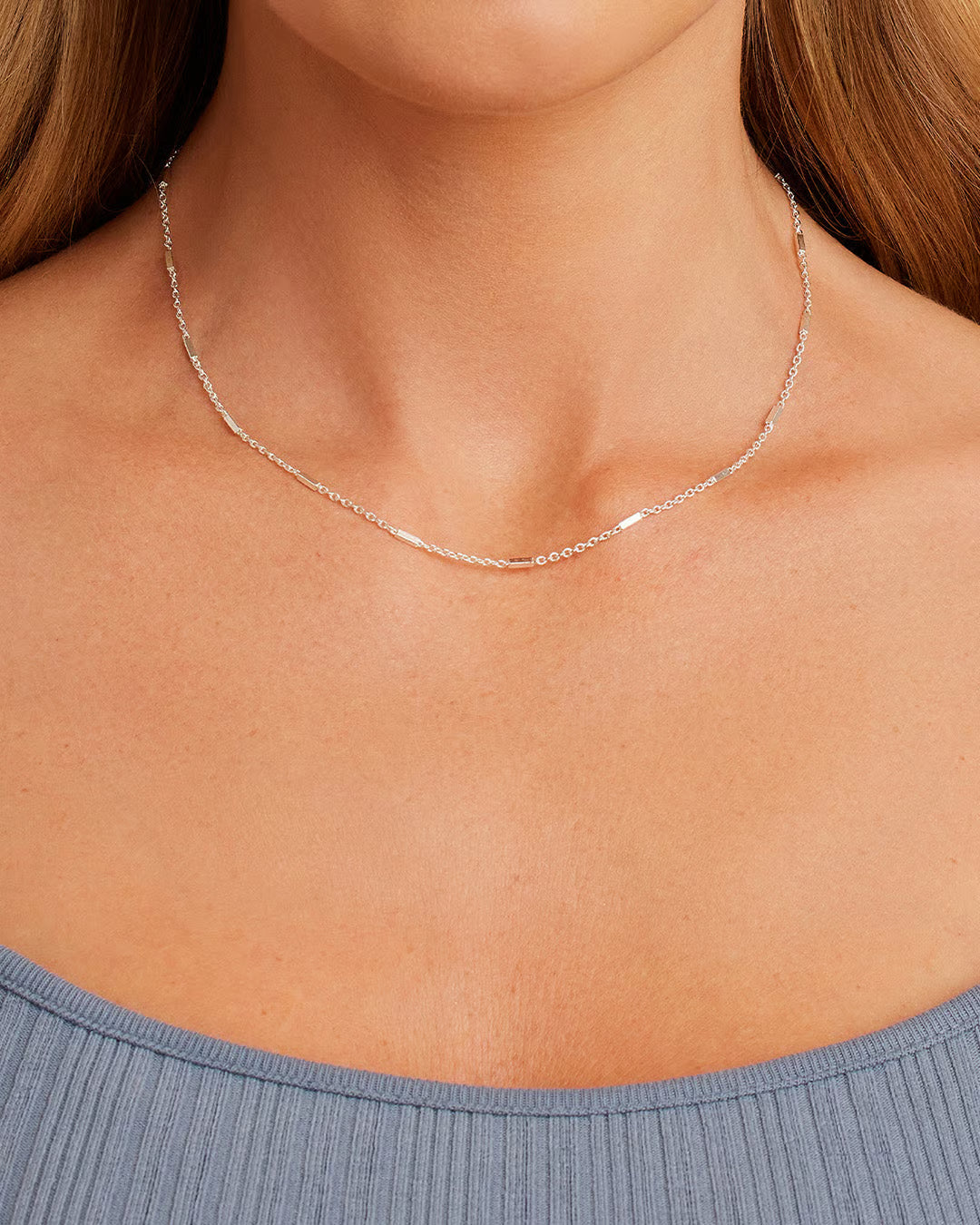 Tatum Necklace, available in Silver or Gold