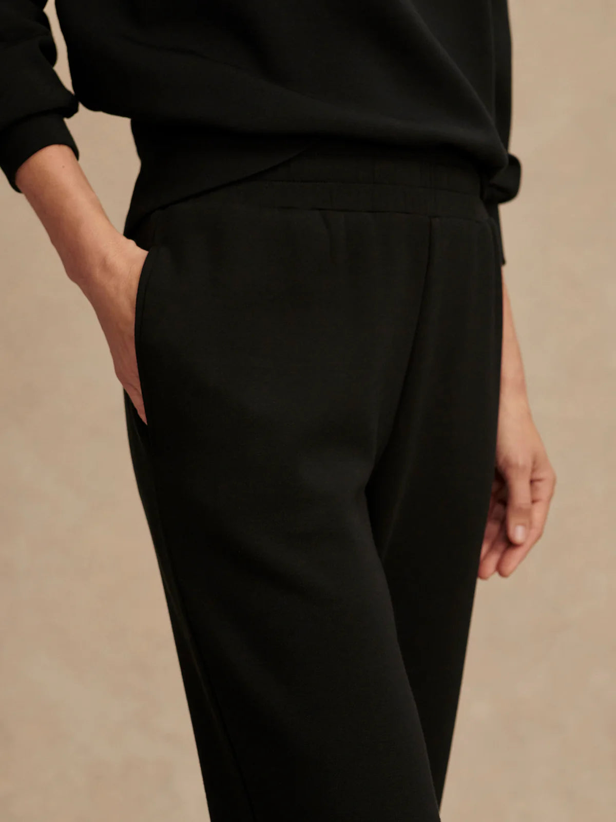 The Slim Cuff Pant 27.5", Black