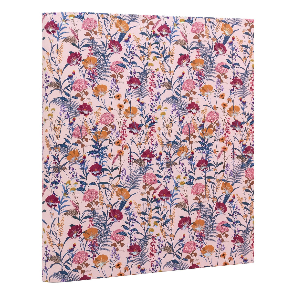 Pukka Bloom rollbound binder, blue floral print