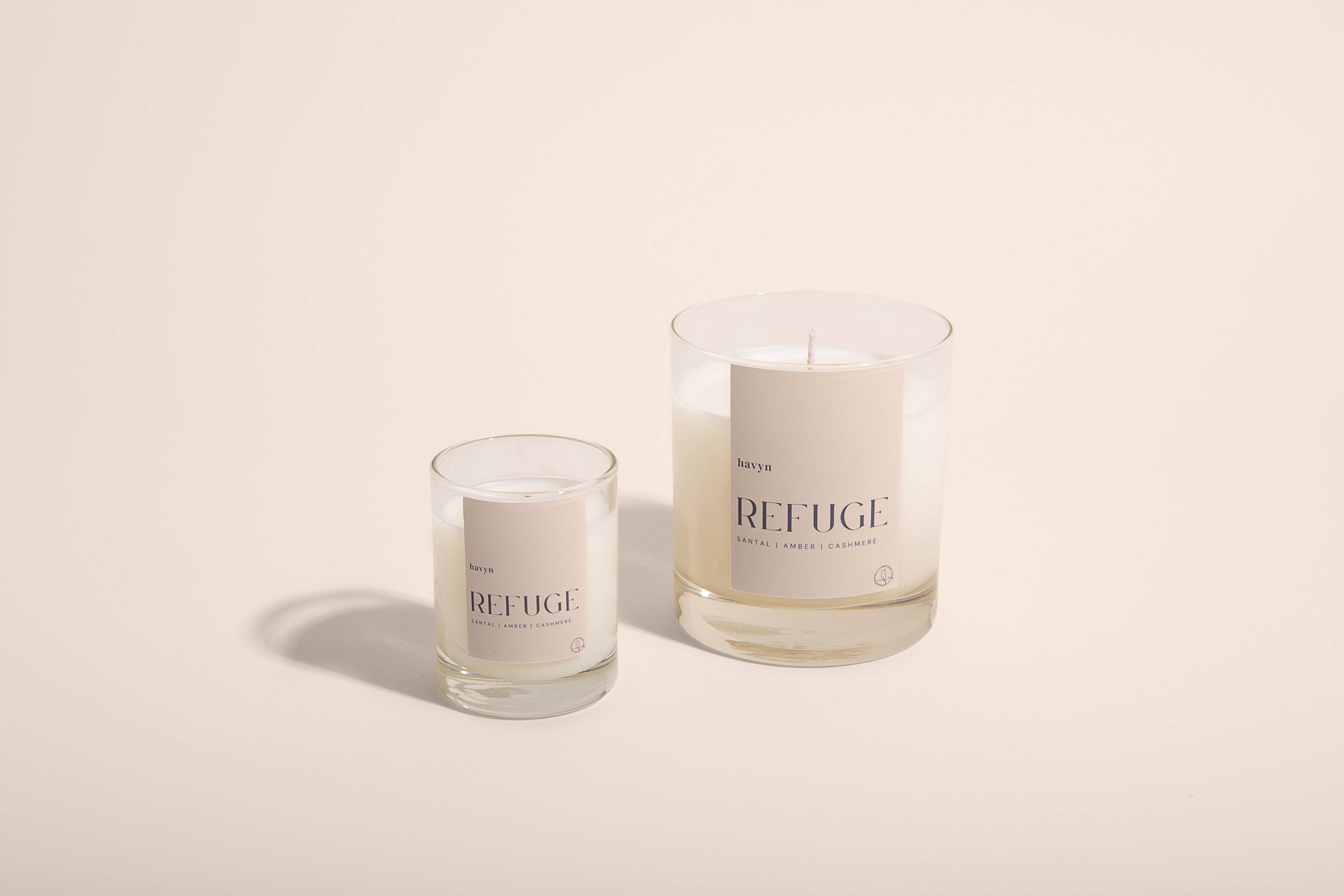 Fragrance 006: REFUGE Candle (Santal, Amber, Woods)
