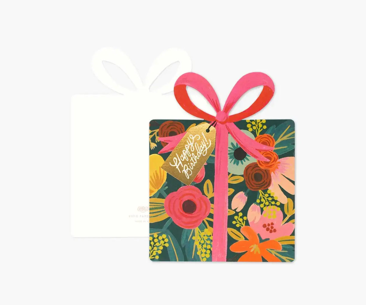 Rifle Paper Co. Birthday Present card, envelope detail