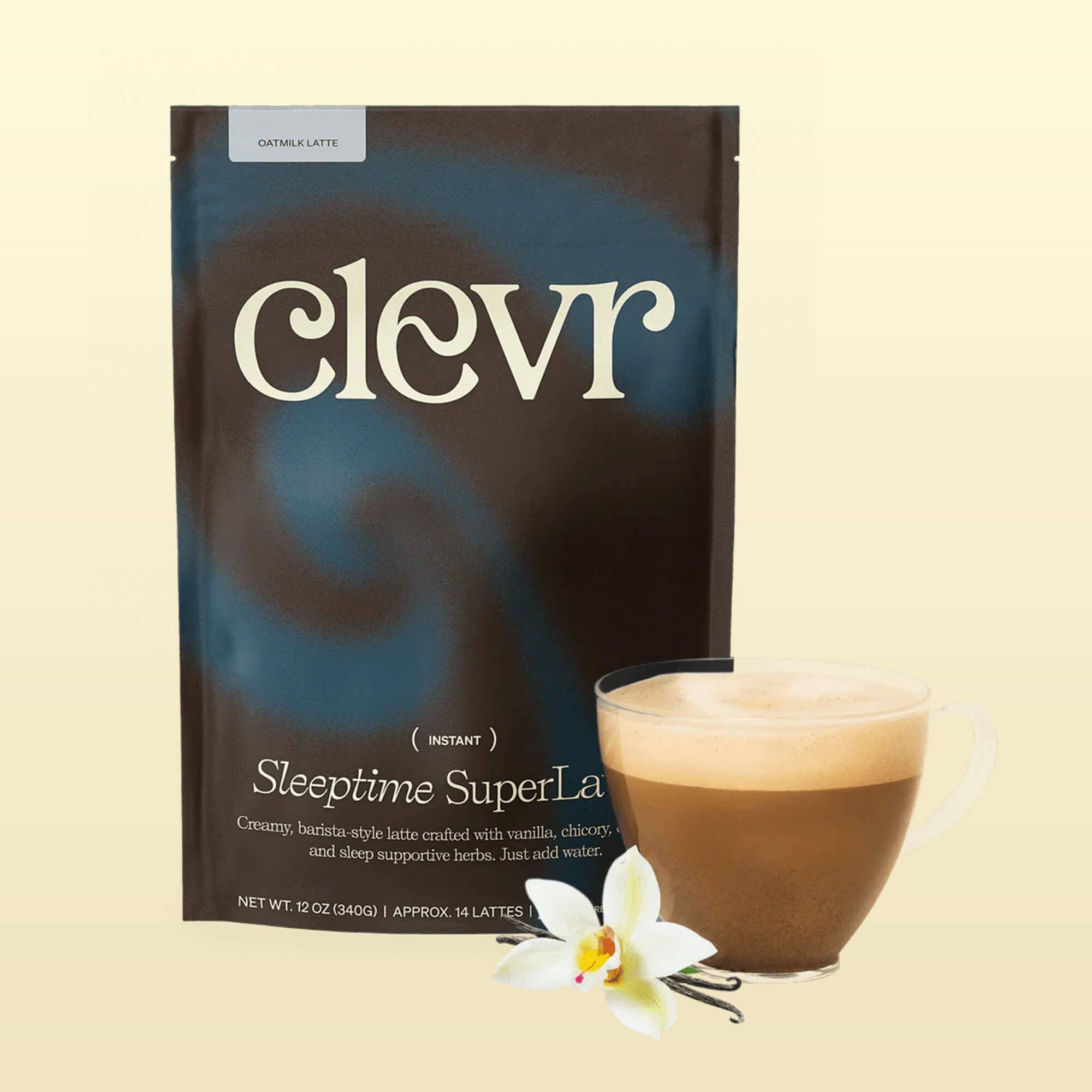 Sleeptime SuperLatte (14 or 30 Servings) | Instant Magnesium Sleep Latte Mix
