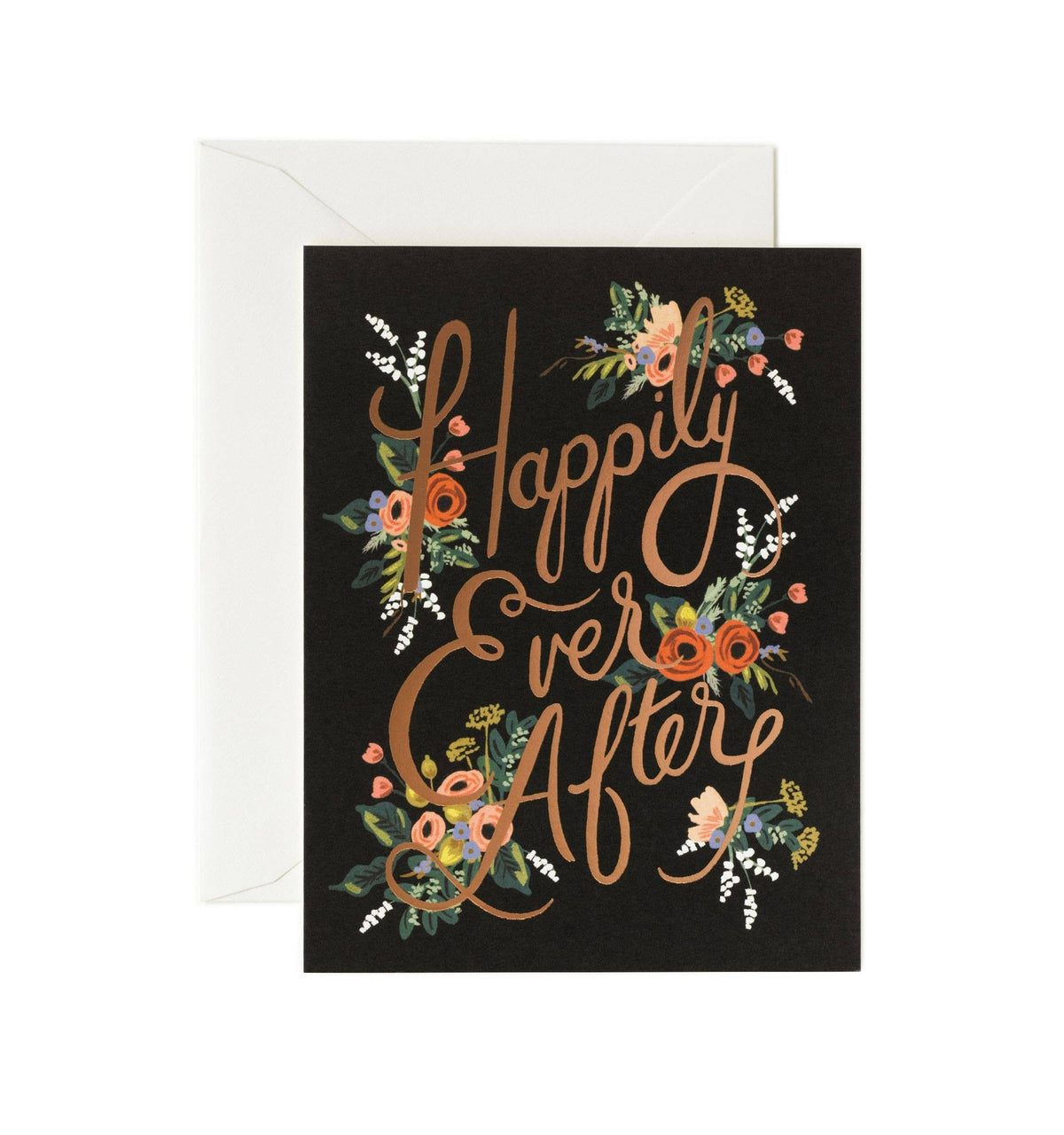 Rifle Paper Co. Eternal Happily Ever After wedding card, front view