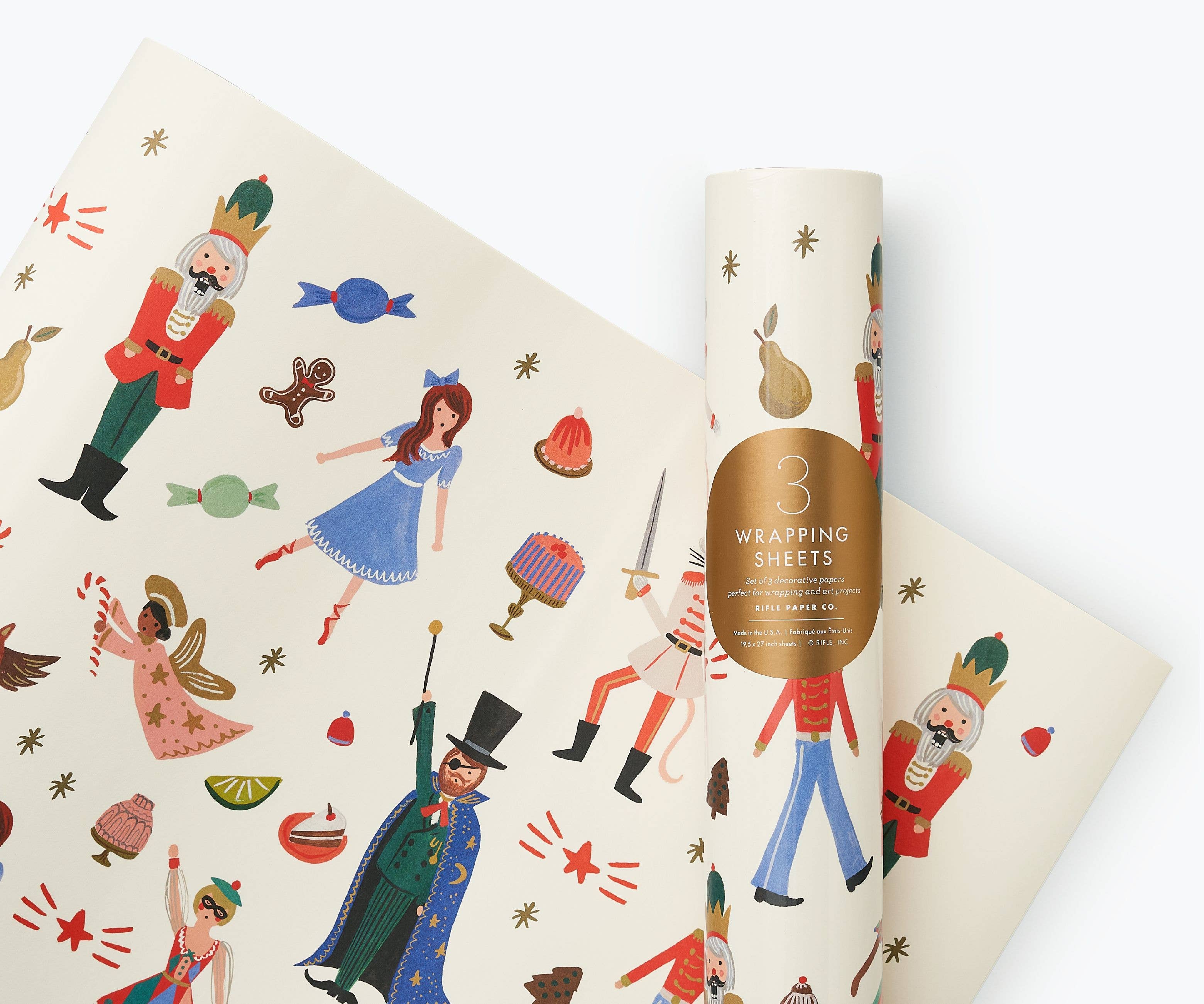 Single Nutcracker Wrapping Sheet (Flat)