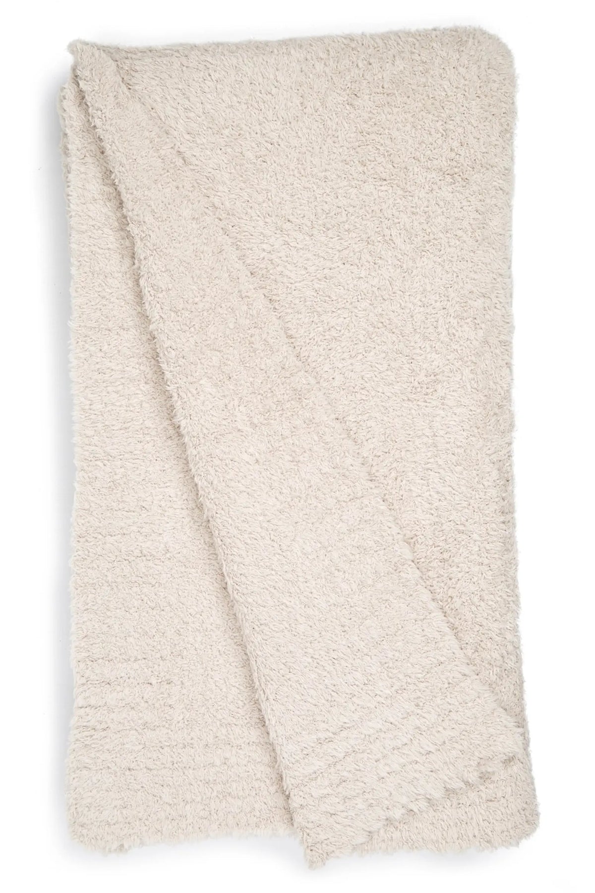 Barefoot Dreams CozyChic throw blanket in stone