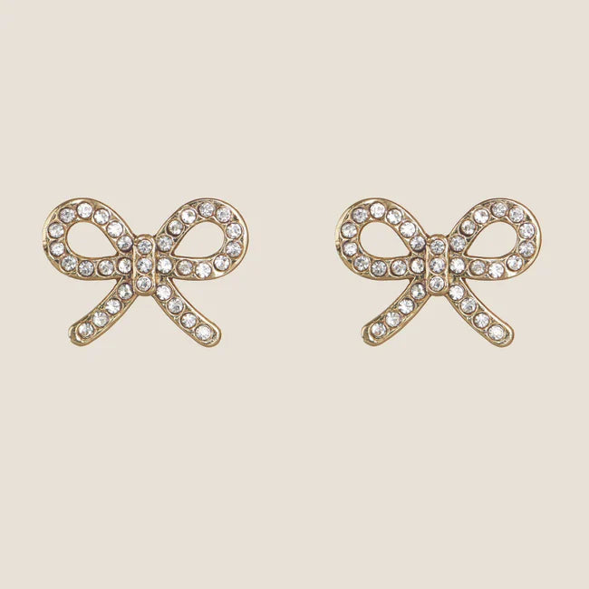 Crystal Bow Studs