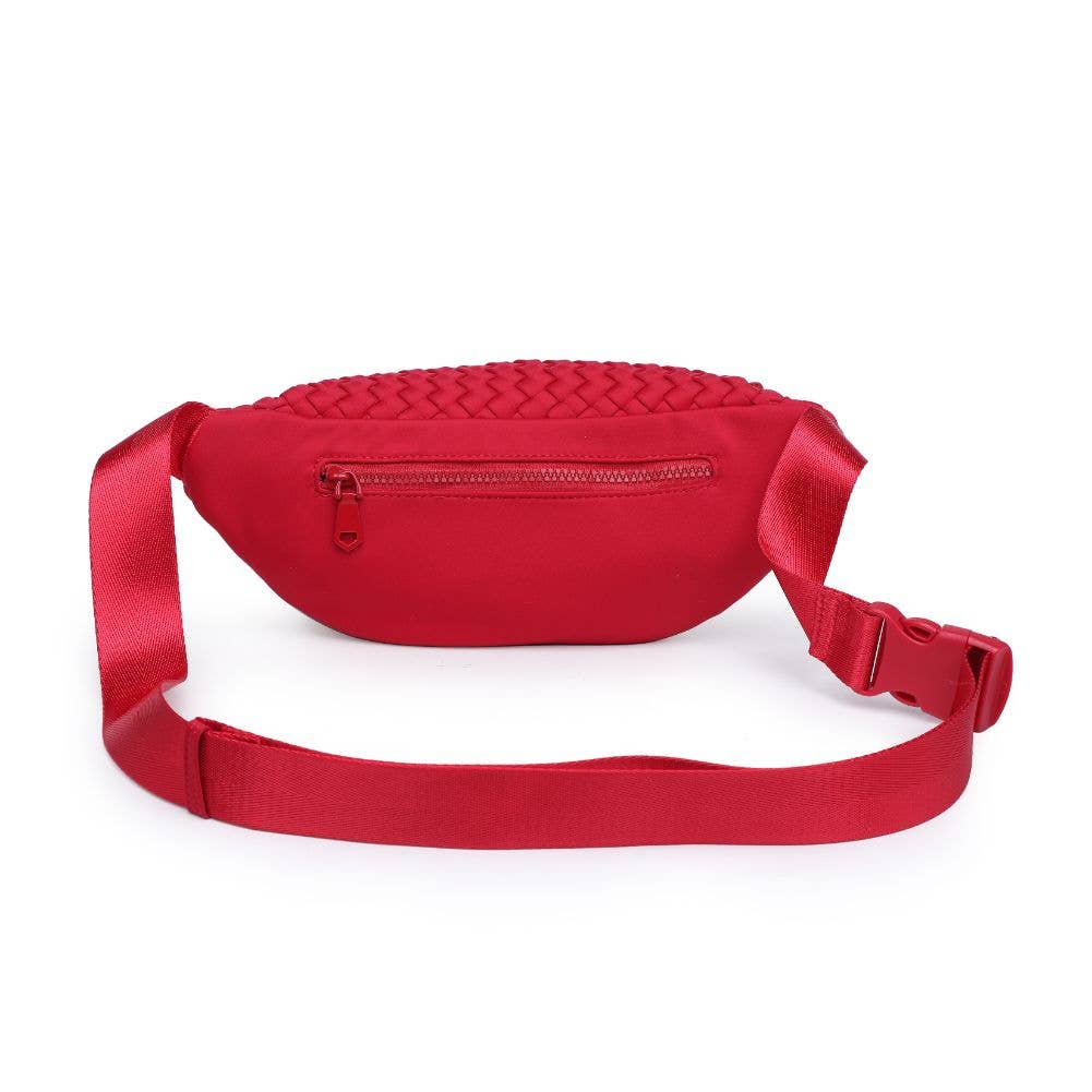 Aim High Woven Neoprene Belt Bag: Black