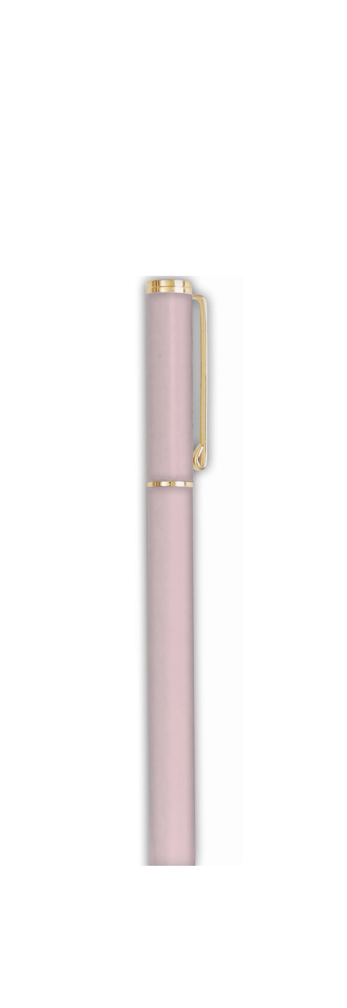 Carpe Diem metal gel pen, ballerina pink