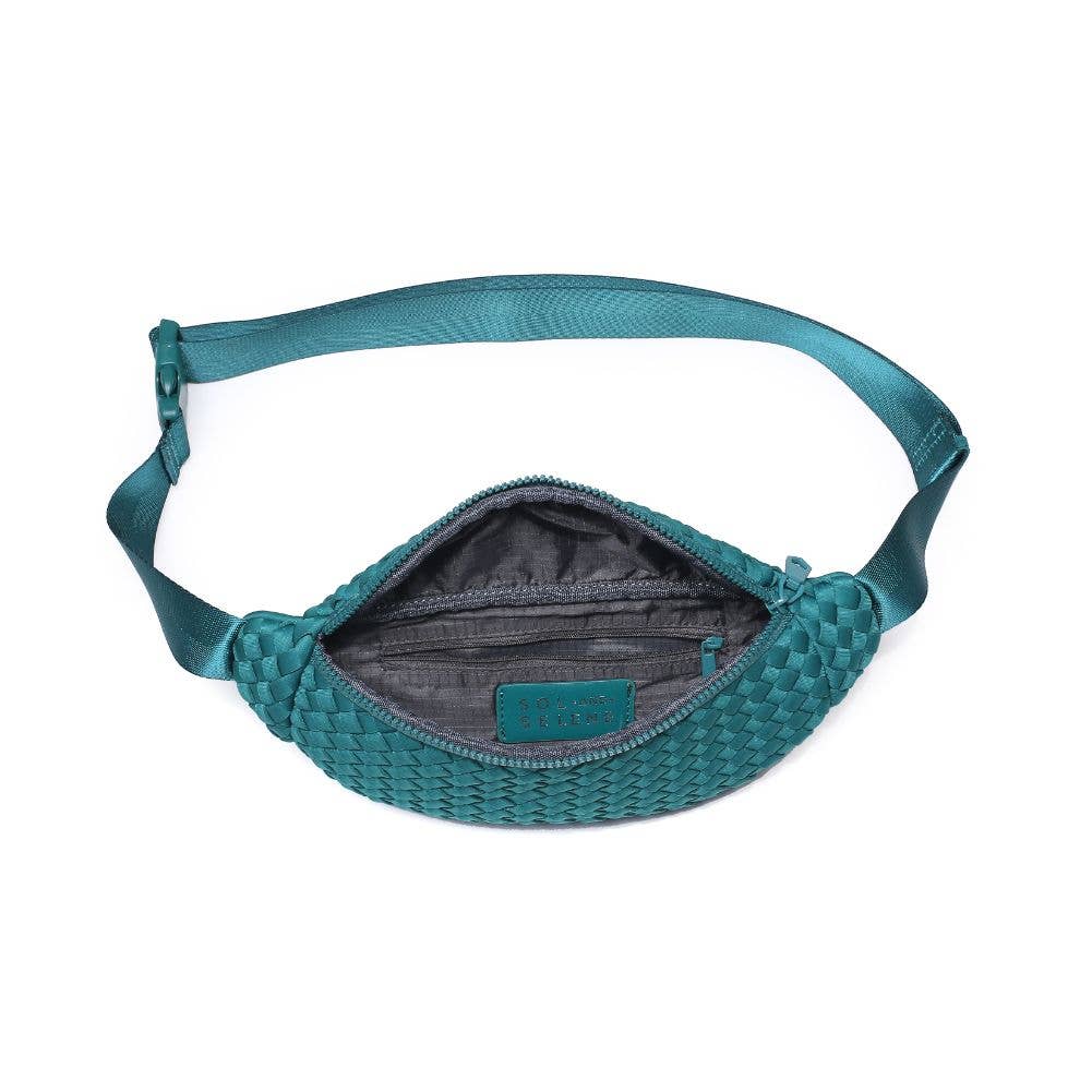 Aim High Woven Neoprene Belt Bag: Black