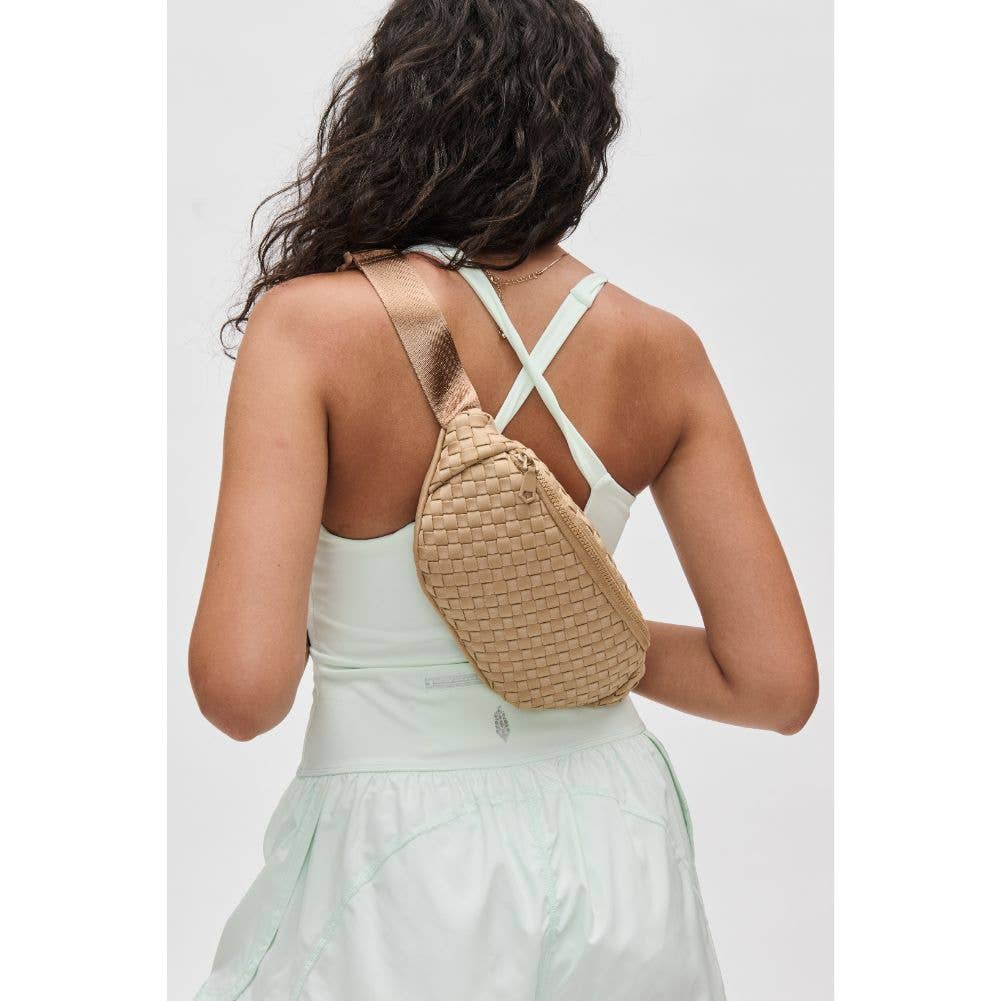 Aim High Woven Neoprene Belt Bag: Black