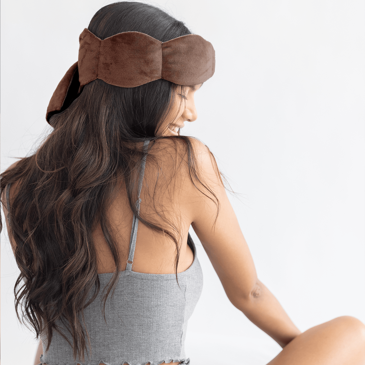 nodpod mocha weighted sleep eye mask