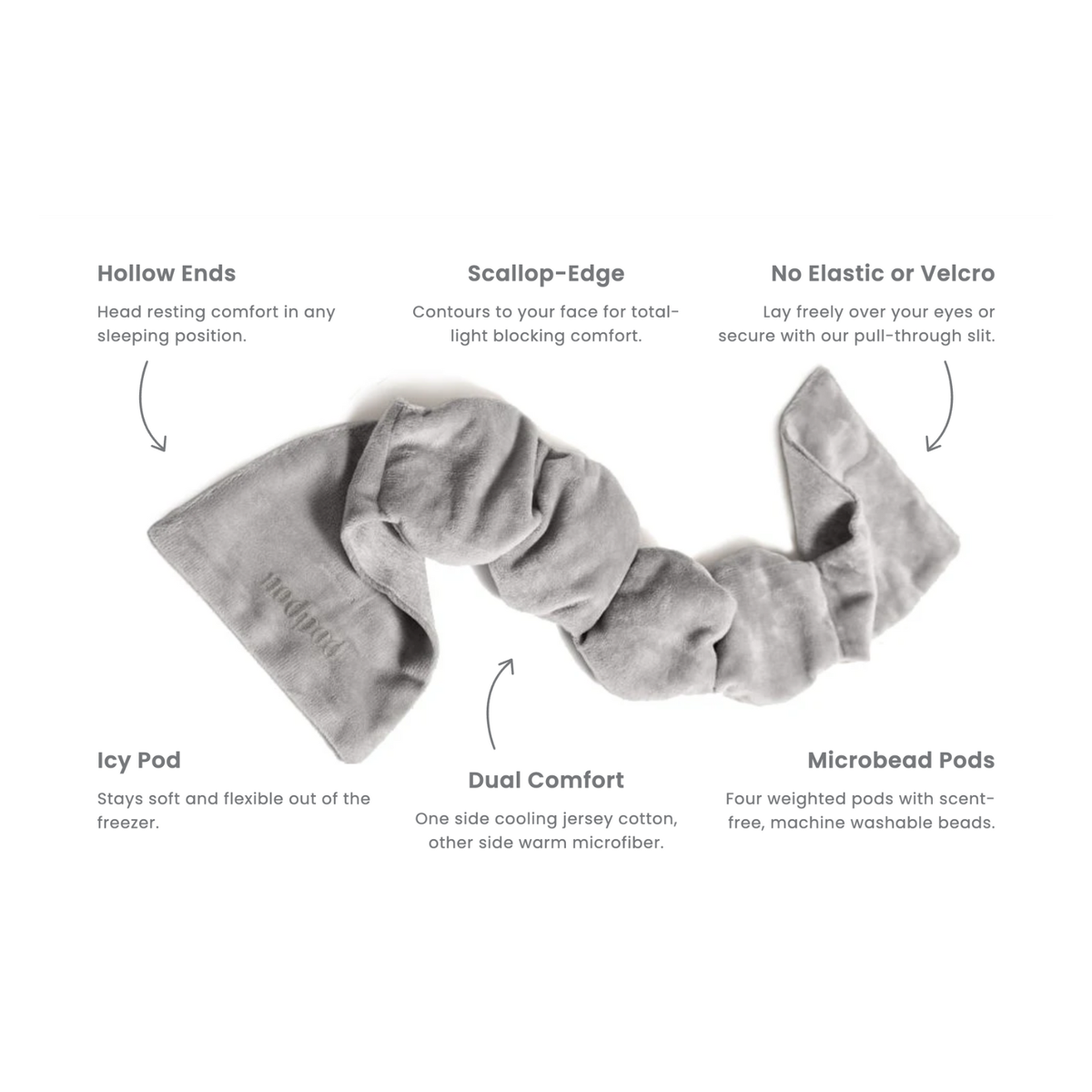 nodpod blush weighted sleep eye mask
