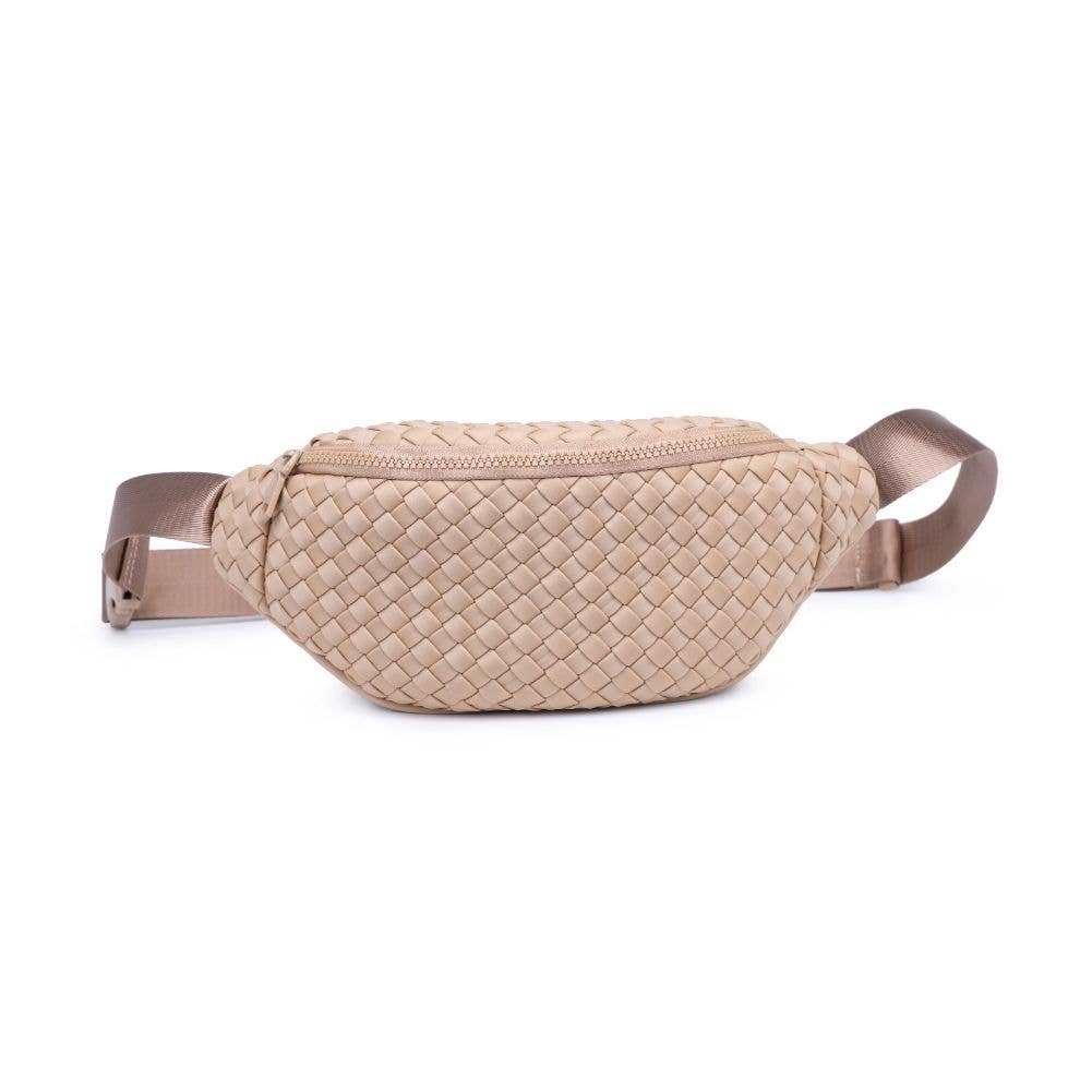 Aim High Woven Neoprene Belt Bag: Black